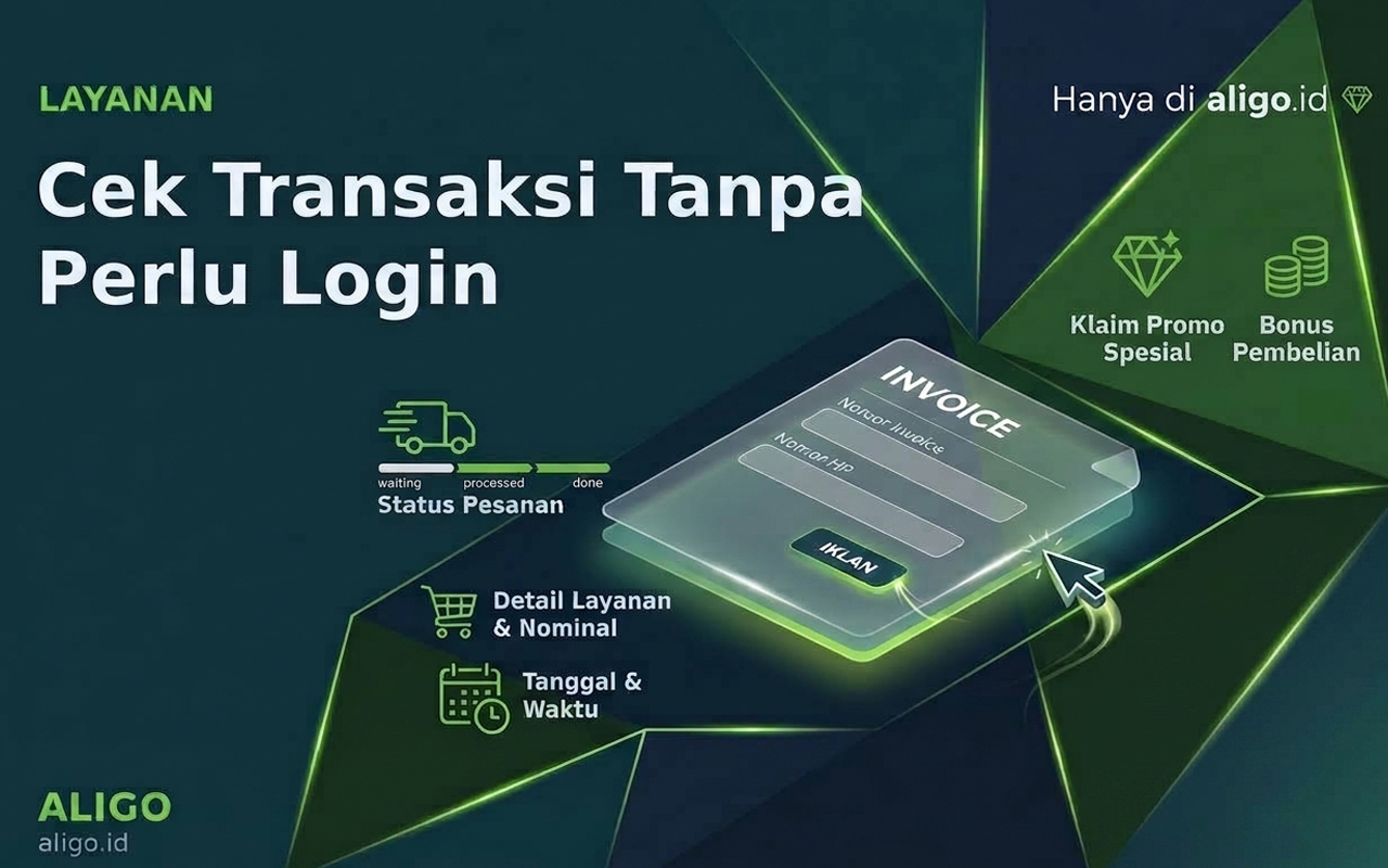 Cek Transaksi Tanpa Perlu Login